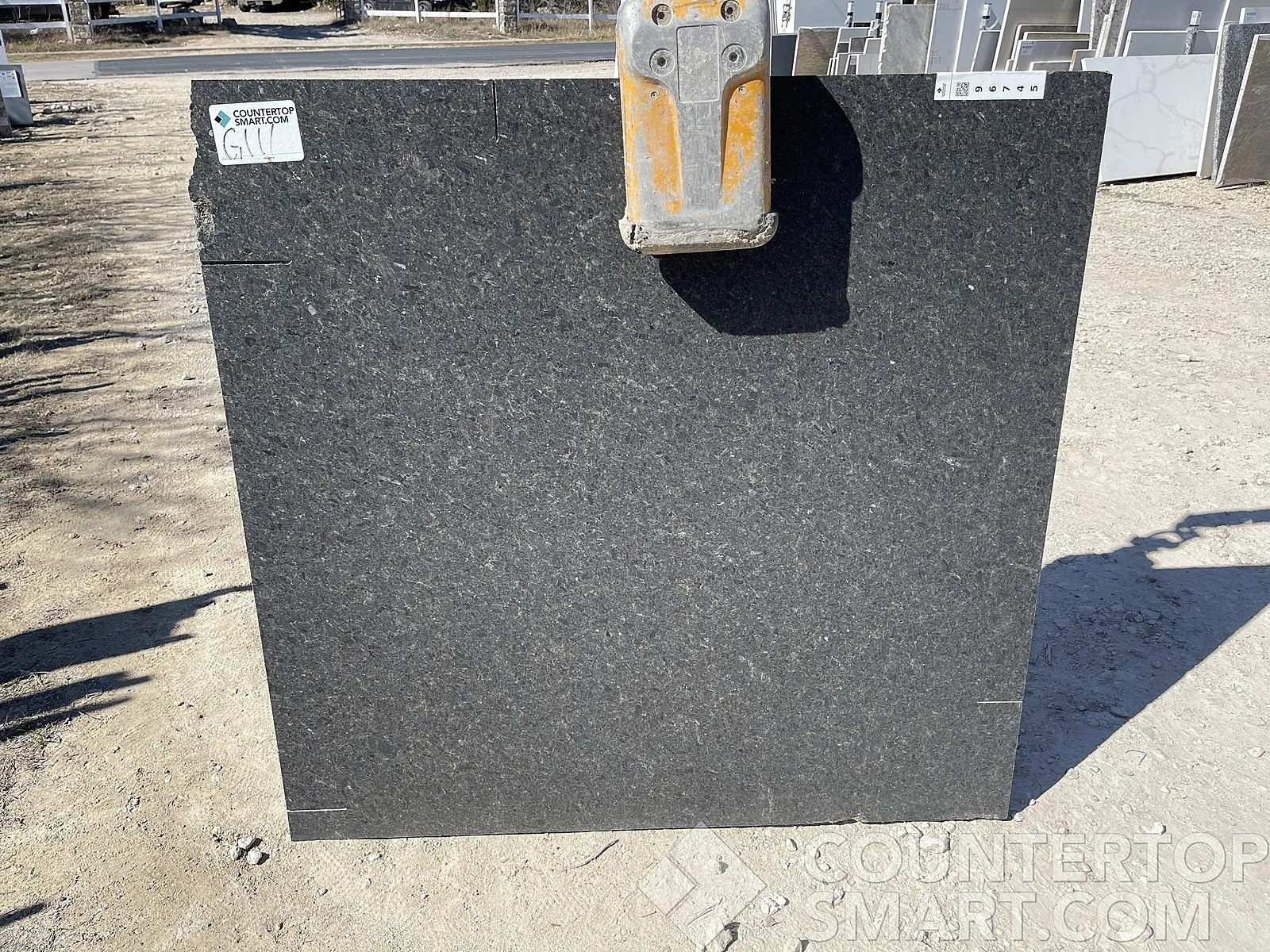 Full image of Bengal Black Granite countertop slab