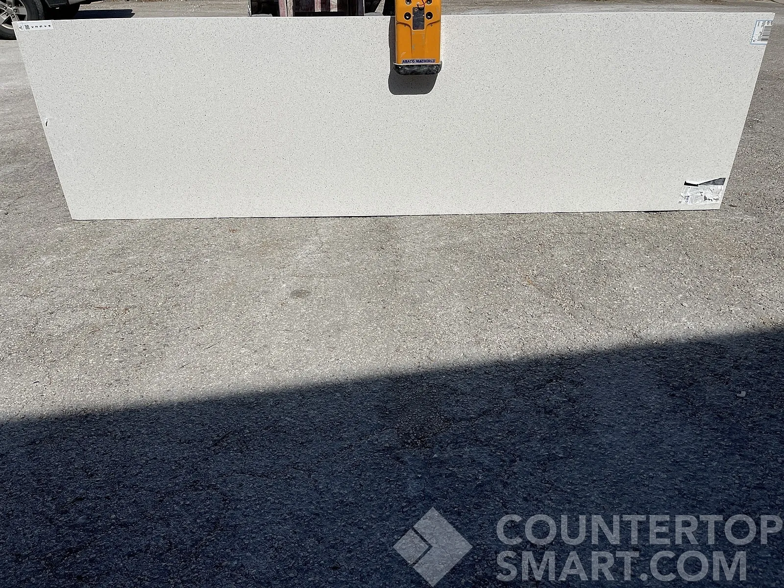 Full image of Silestone Stellar Snow White Quartz countertop slab