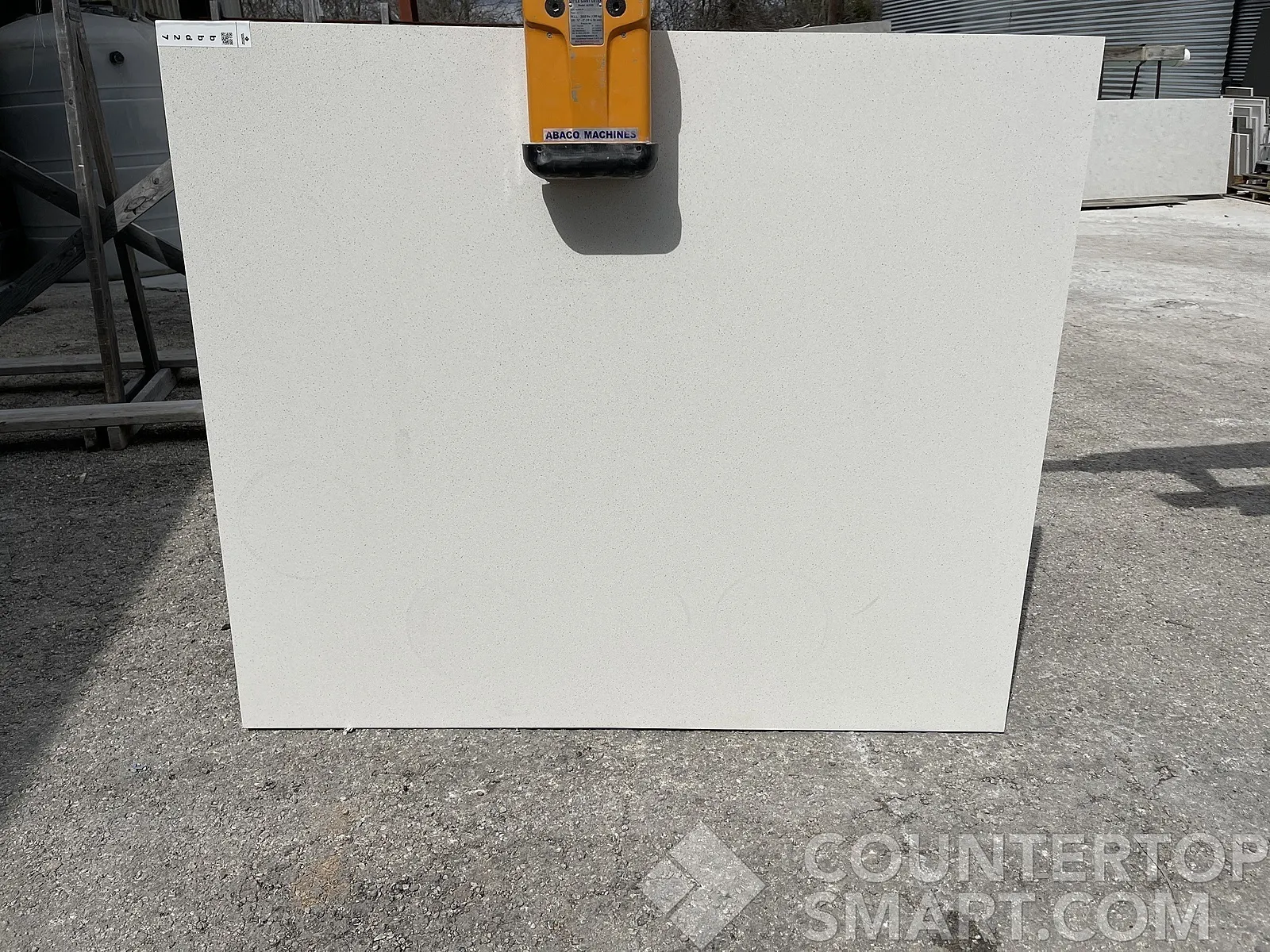 Full image of Caesarstone Ocean Foam Quartz countertop slab