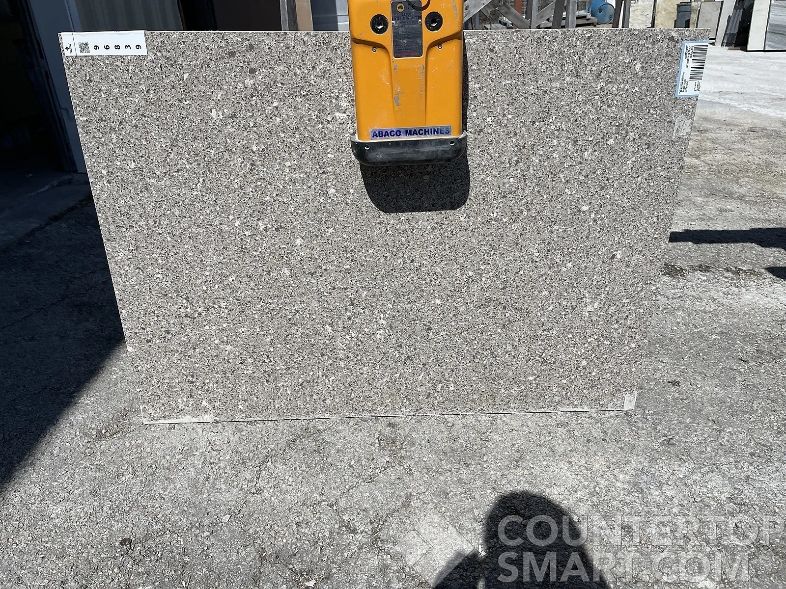 Full image of Silestone Alpina White Quartz countertop slab