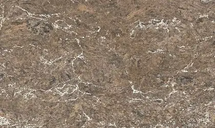 Full image of Caesarstone Woodlands Black Quartz countertop slab