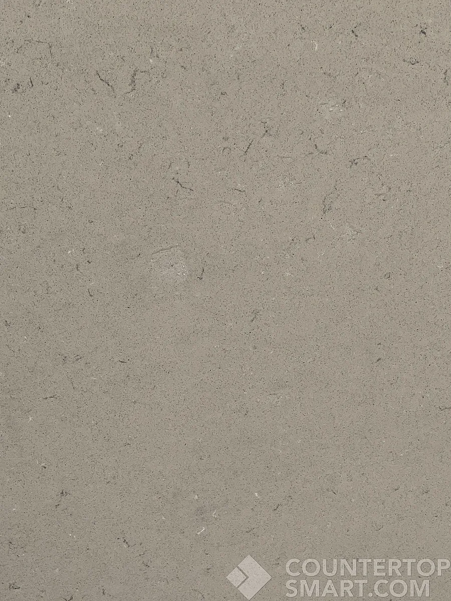 Closeup image of Cambria Baybridge Grey Quartz countertop slab