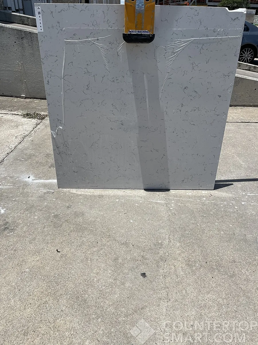 Full image of Silestone Lyra Quartz countertop slab