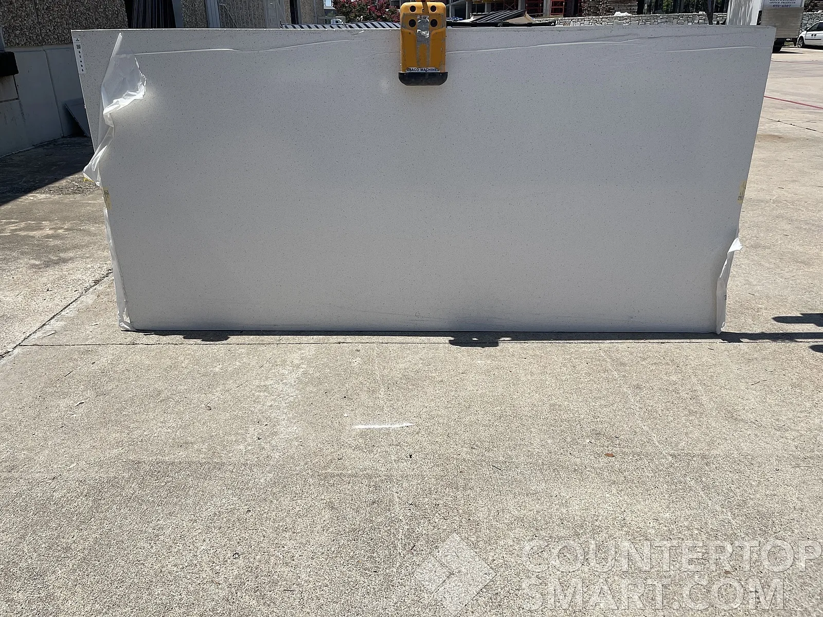 Full image of Caesarstone Nougat Quartz countertop slab