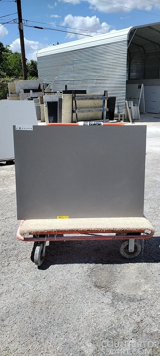 Full image of Caesarstone Sleek Concrete Quartz countertop slab