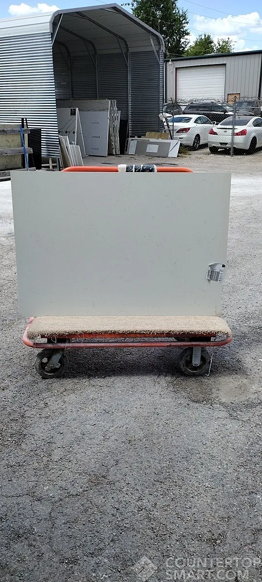 Full image of Silestone Ariel White Quartz countertop slab