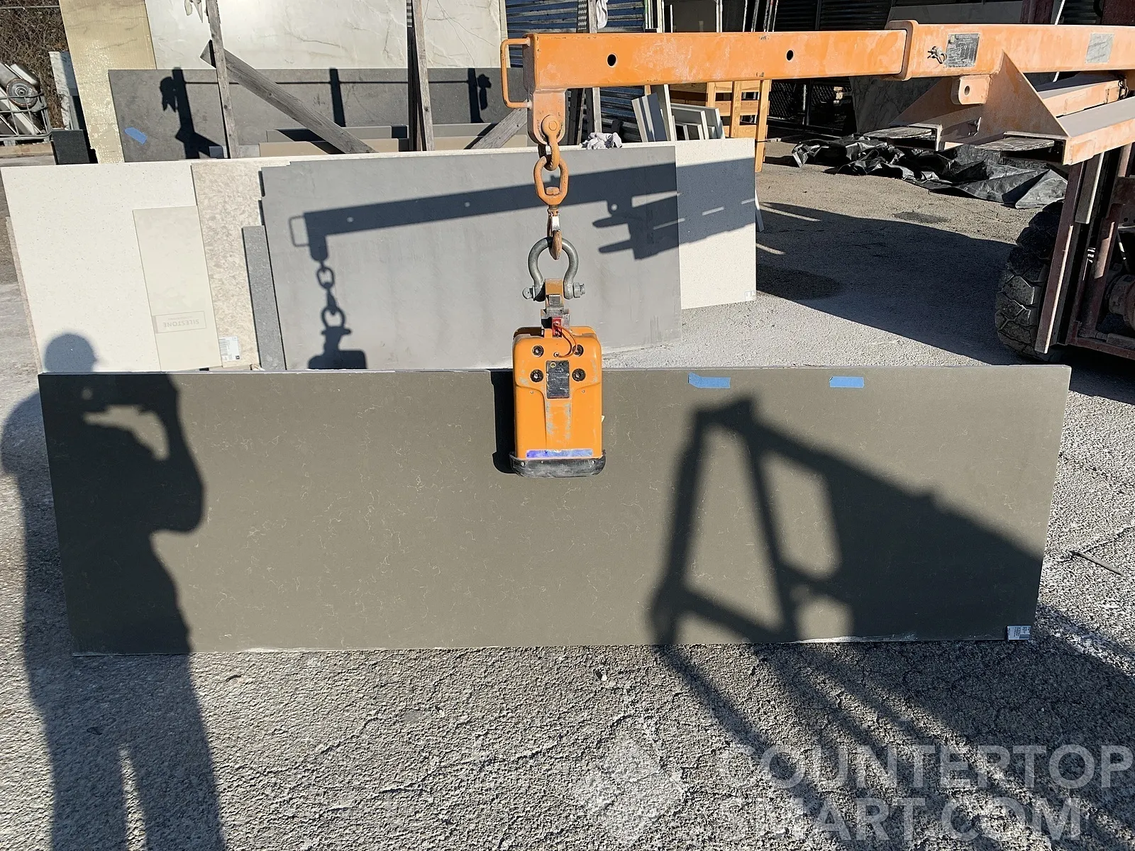 Full image of Silestone Altair Quartz countertop slab