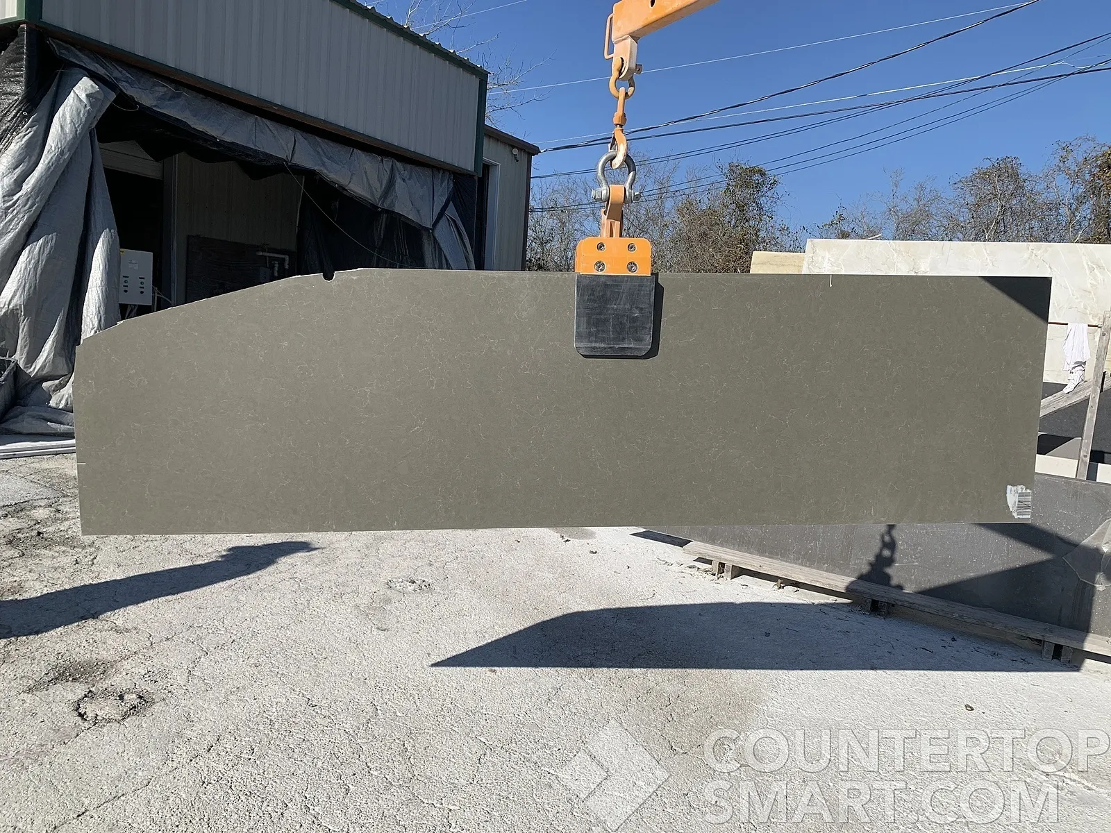 Full image of Silestone Altair Quartz countertop slab