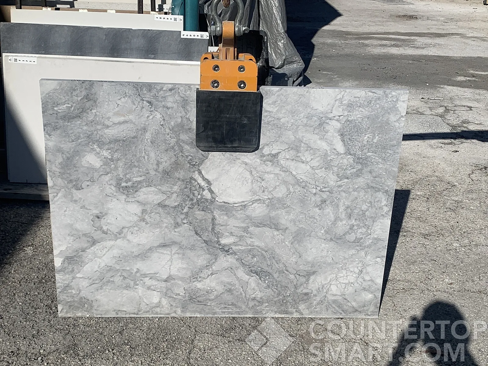 Full image of Grey Goose Marble countertop slab