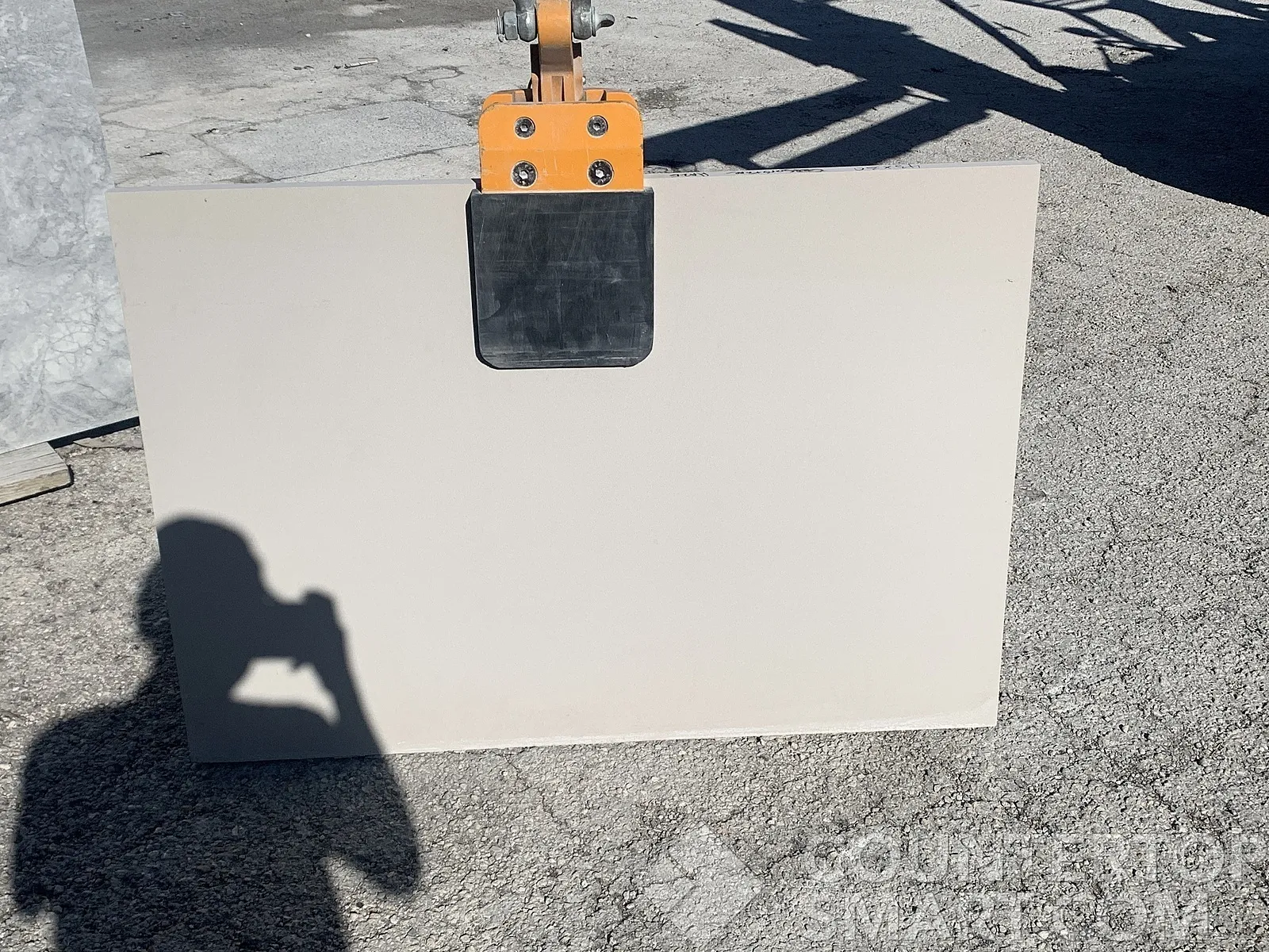 Full image of Caesarstone Haze Quartz countertop slab