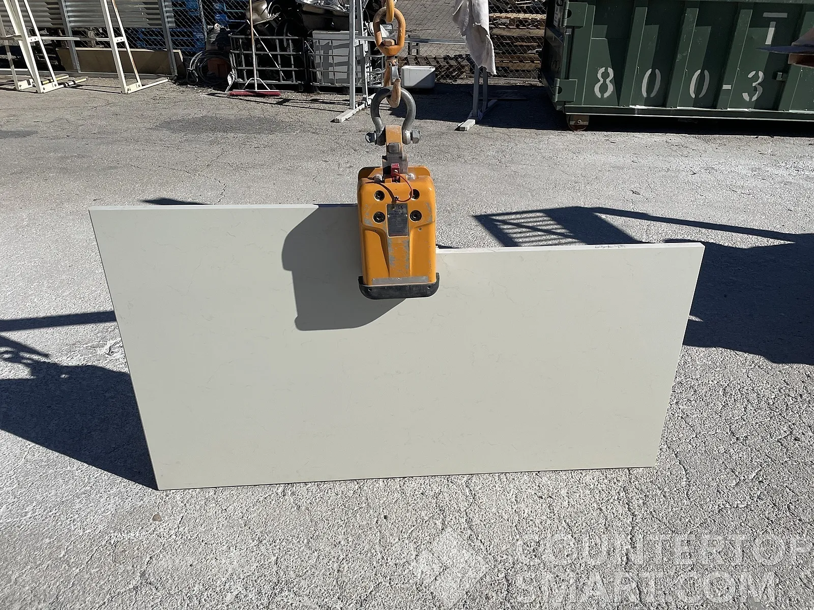 Full image of Vicostone Carrara Quartz countertop slab