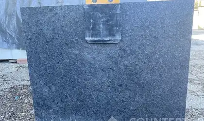 Full image of Steel Grey Granite countertop slab