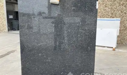 Full image of Steel Grey Granite countertop slab