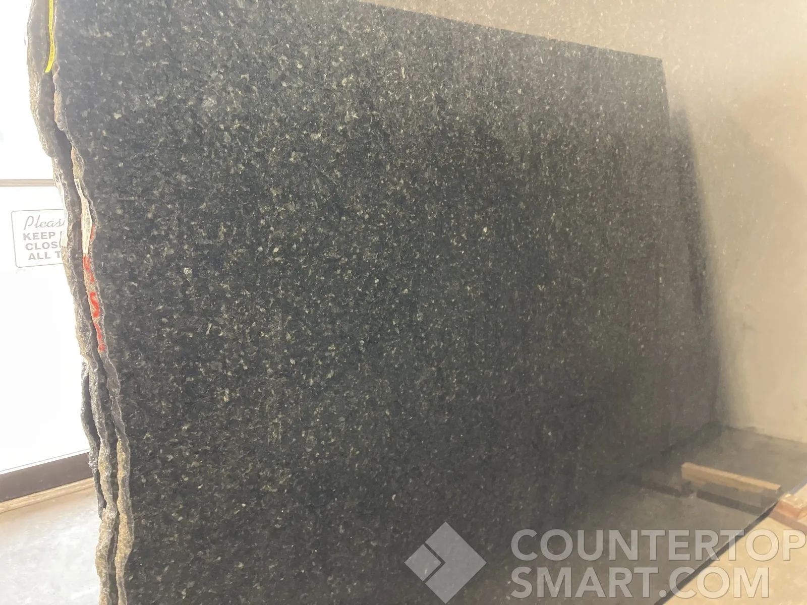 Full image of Ubatuba Black Granite countertop slab