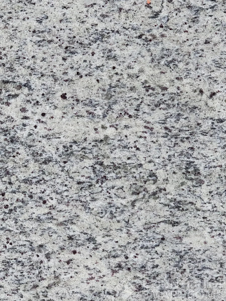 Closeup image of Dallas White Granite countertop slab