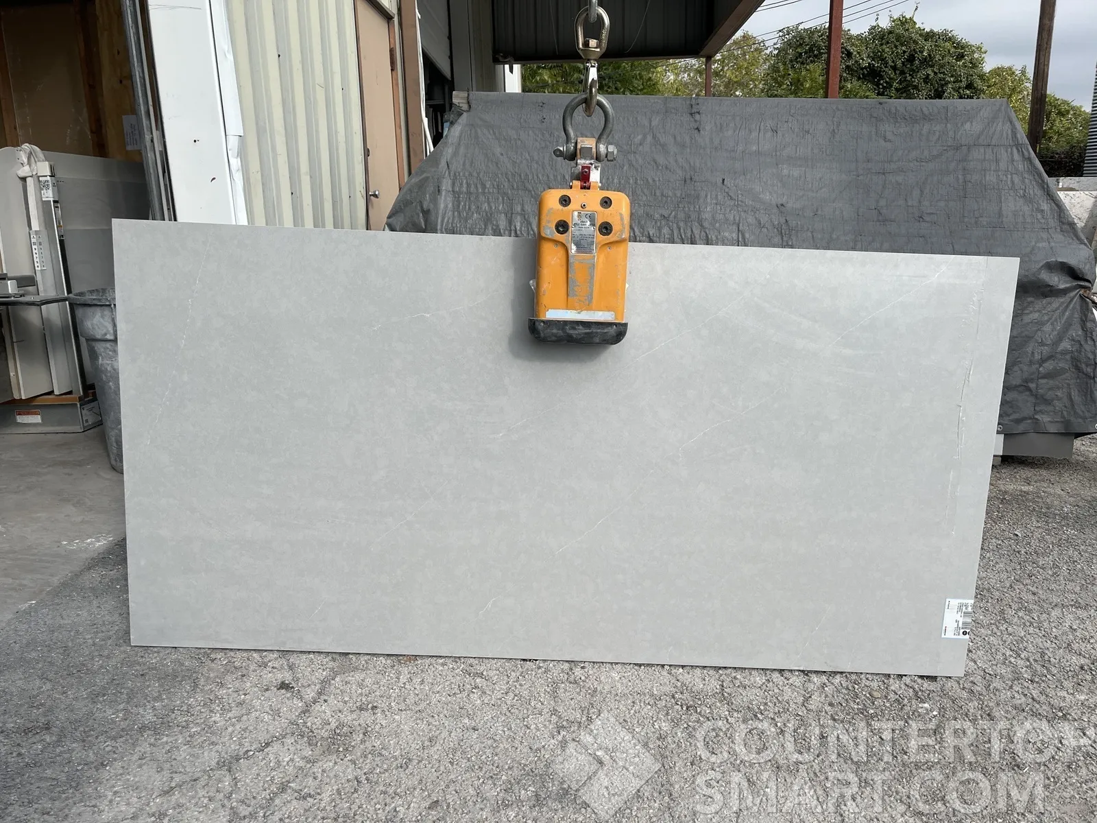 Full image of Silestone Eternal Serena Quartz countertop slab