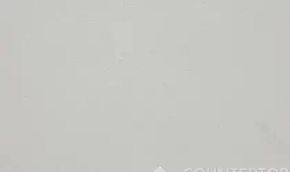 Closeup image of Stratus Quartz White Dove White Quartz countertop slab