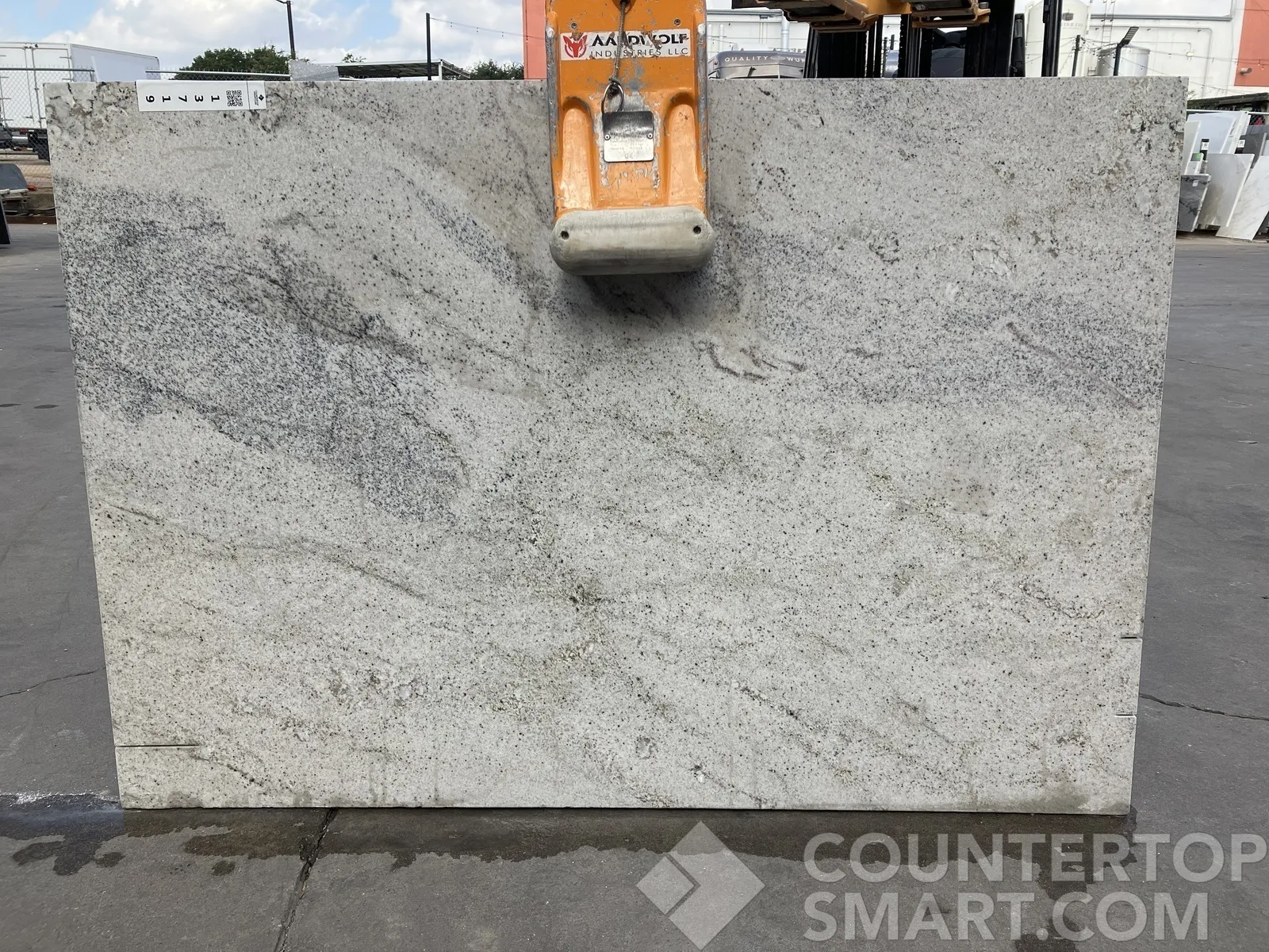 Full image of Monte Cristo Grey Granite countertop slab