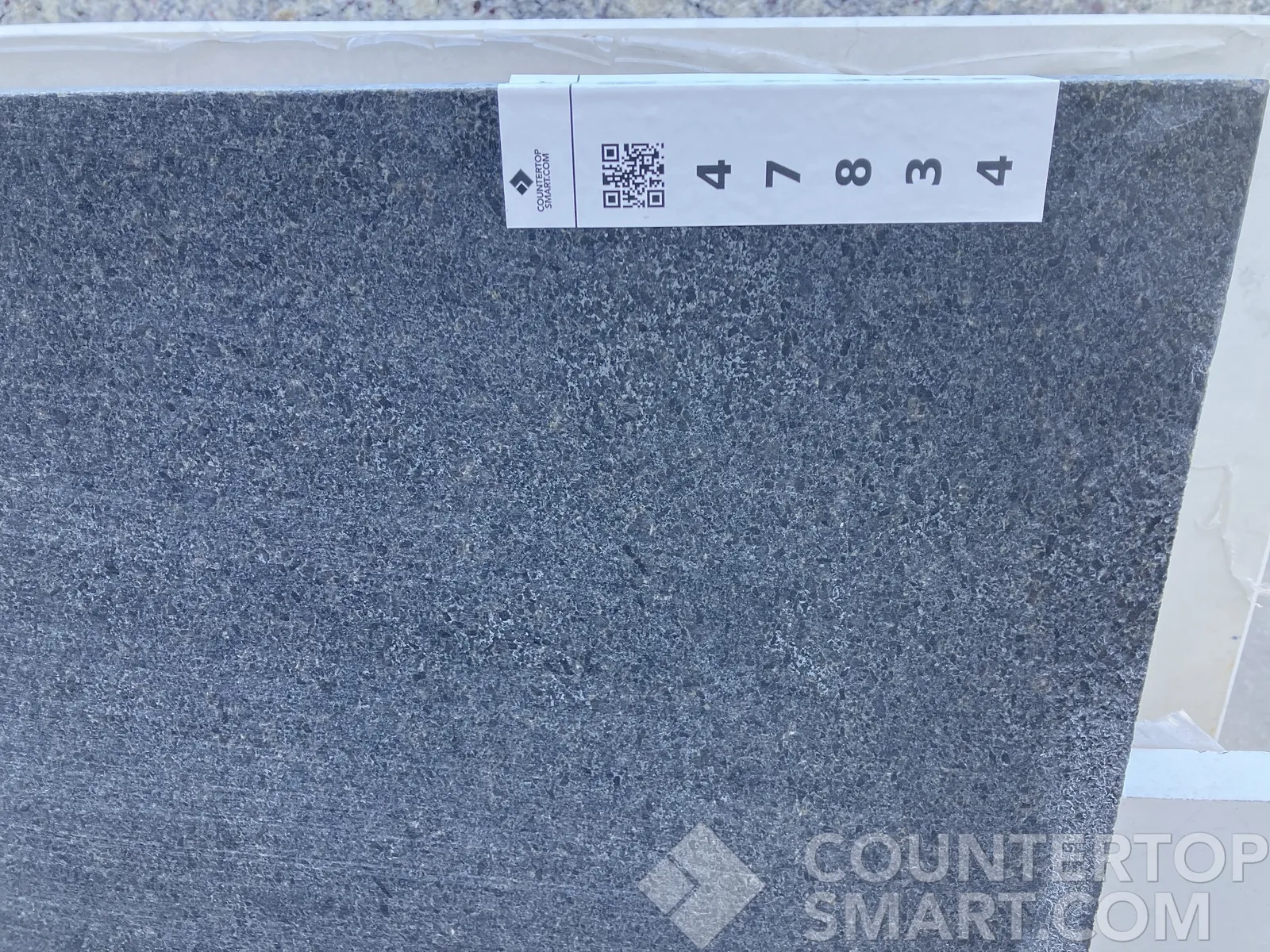 Full image of Black Pearl Granite countertop slab