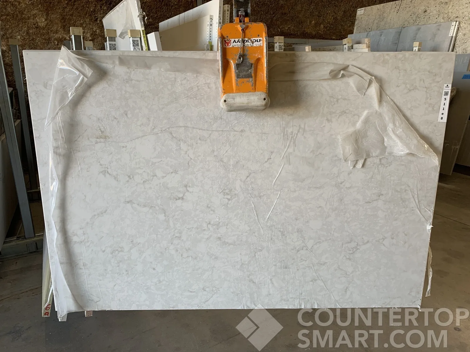 Full image of Viatera Soprano Quartz countertop slab