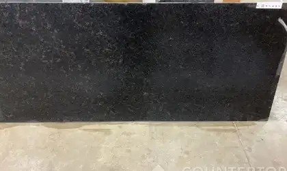 Full image of Black Pearl Granite countertop slab