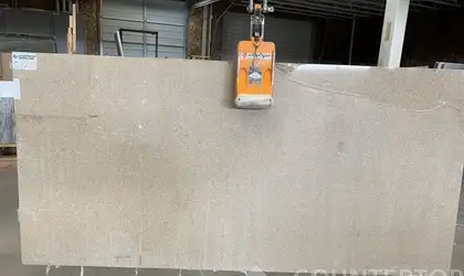 Full image of HanStone Venetian Avorio Quartz countertop slab