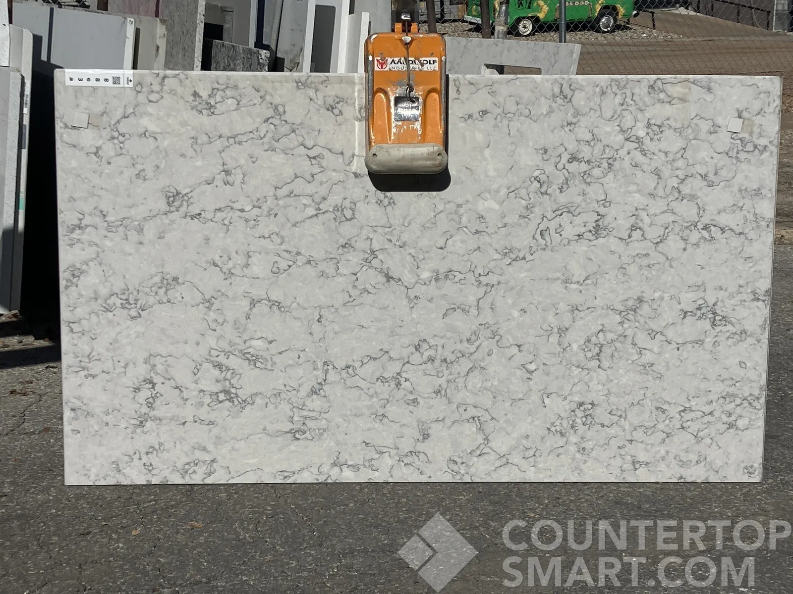 Full image of Belenco Teos Quartz countertop slab