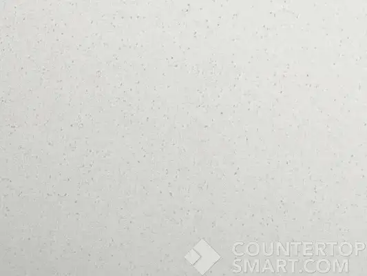 Closeup image of Stratus Quartz White Dove White Quartz countertop slab