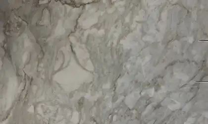 Closeup image of Calacatta Gold Marble countertop slab