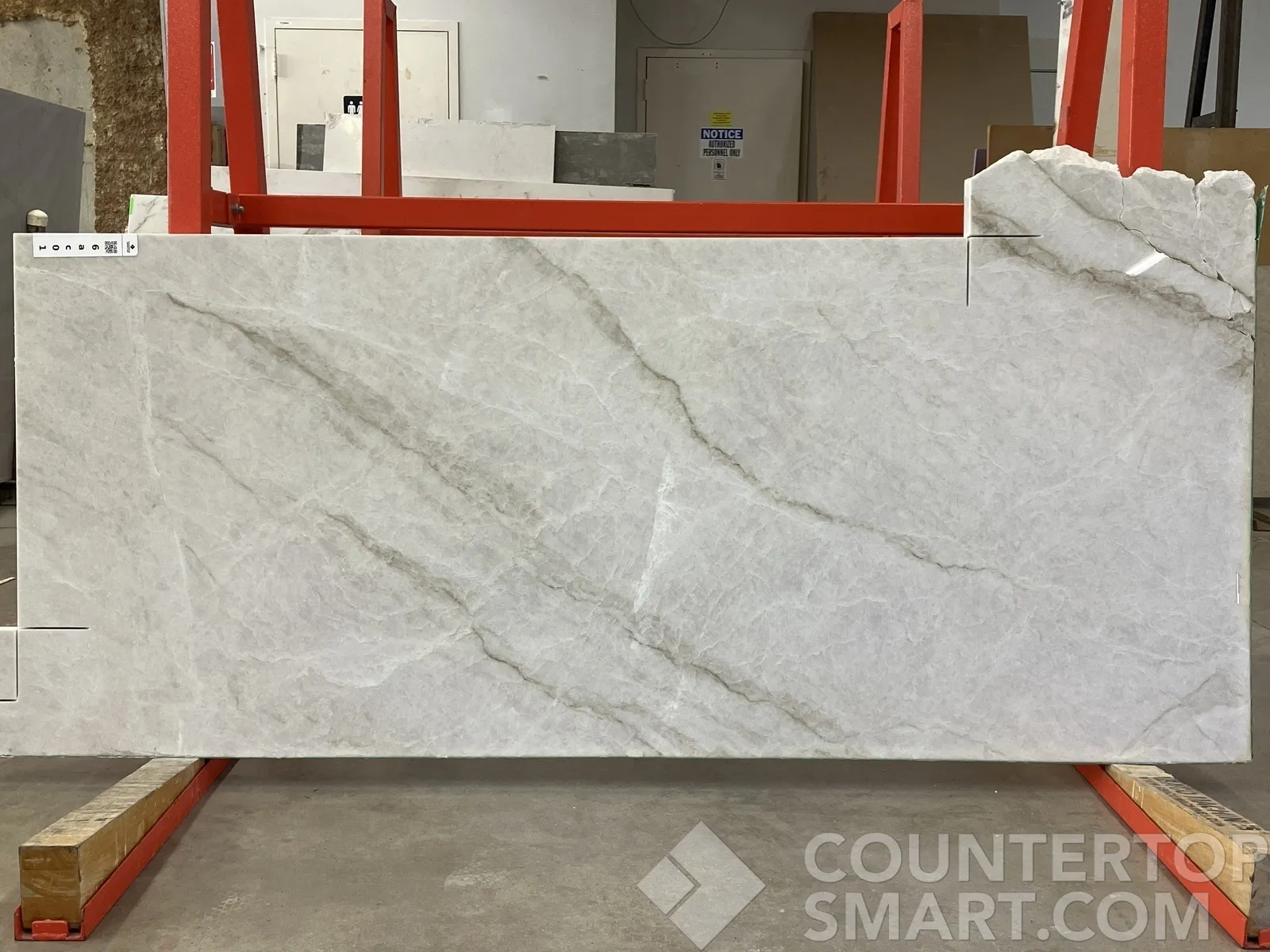 Full image of Taj Mahal Grey Quartzite countertop slab