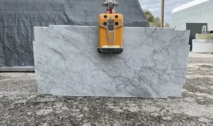 Full image of Calacatta Marble countertop slab