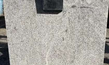 Full image of Blanco Real Grey Granite countertop slab