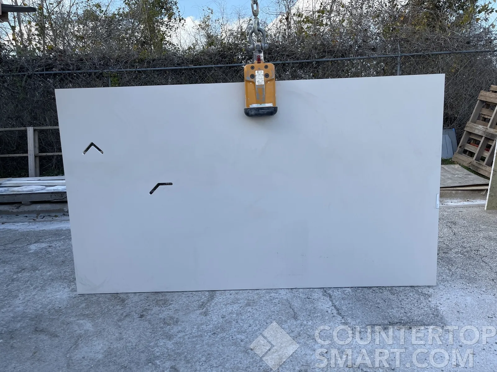 Full image of Dekton Aeris Grey Sintered countertop slab