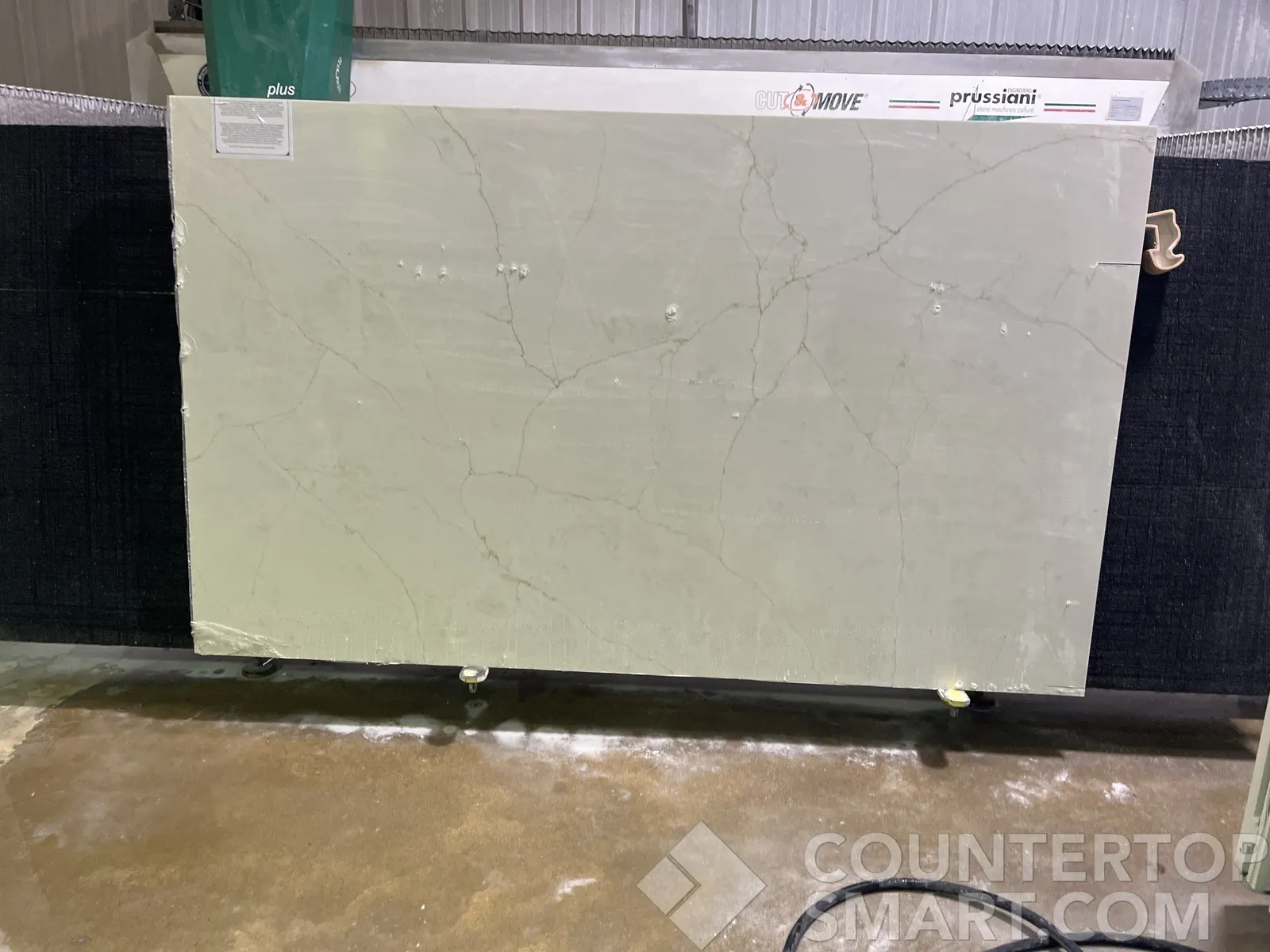 Full image of MetroQuartz Luce Viaggio Quartz countertop slab
