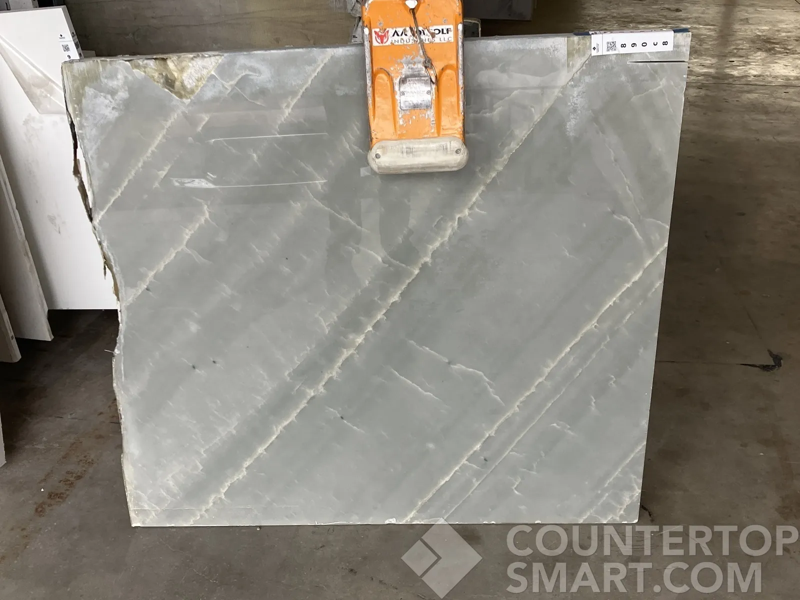 Full image of Emerald Green Quartzite countertop slab