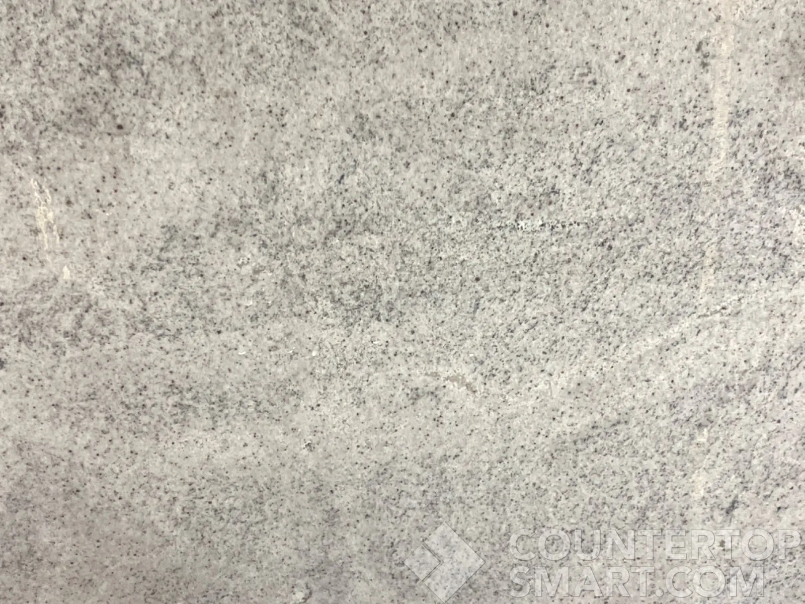 Closeup image of Thunder White Granite countertop slab