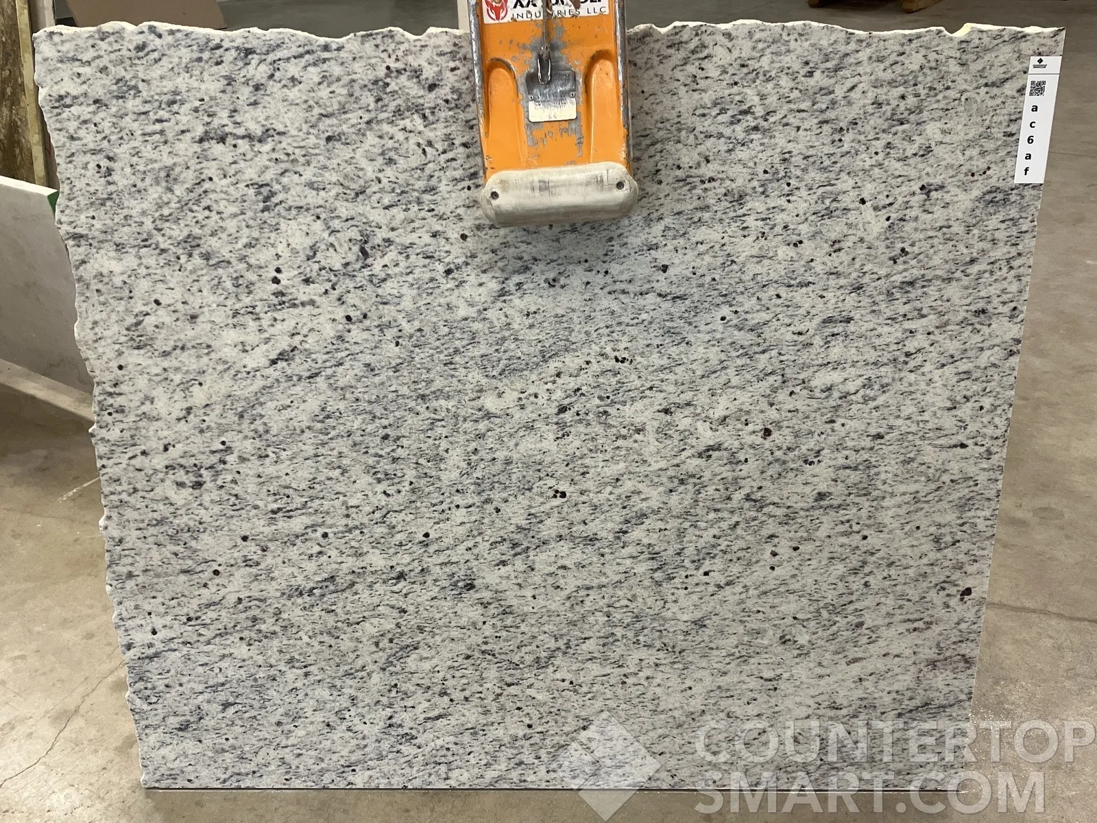 Full image of Dallas White Granite countertop slab