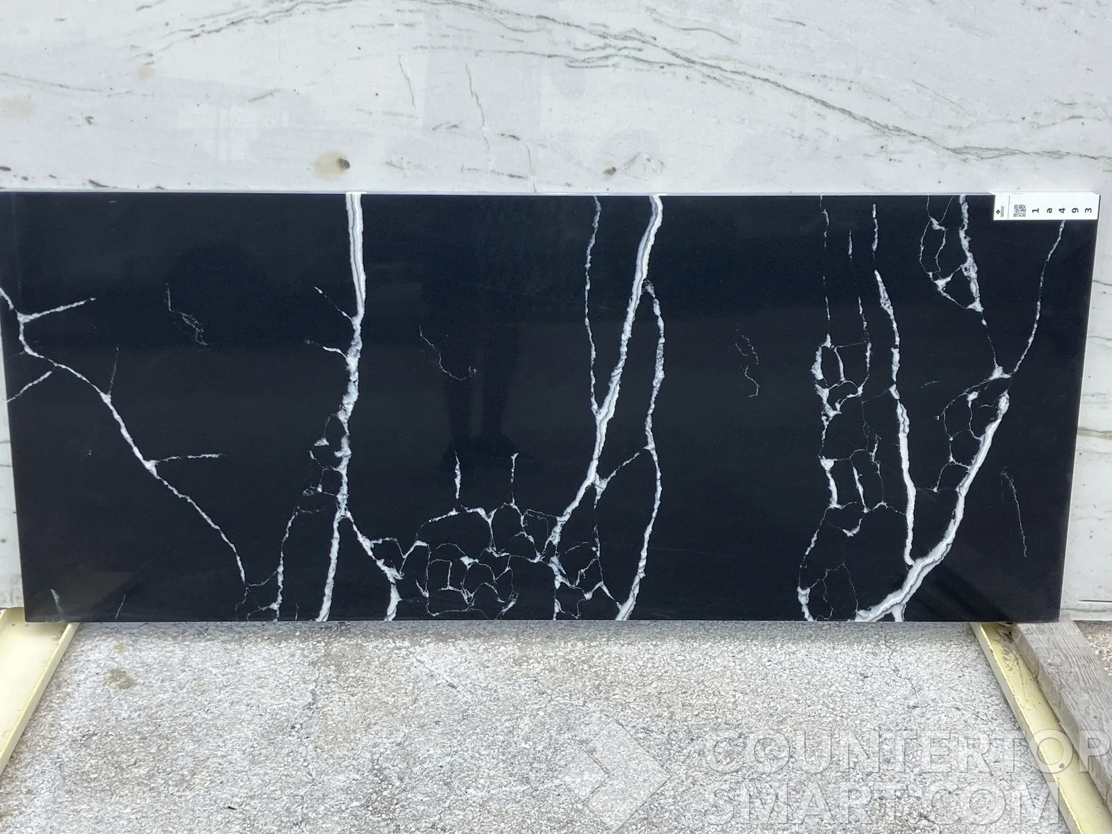 Full image of Della Terra Montenegro Quartz countertop slab