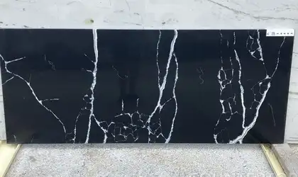 Full image of Della Terra Montenegro Quartz countertop slab