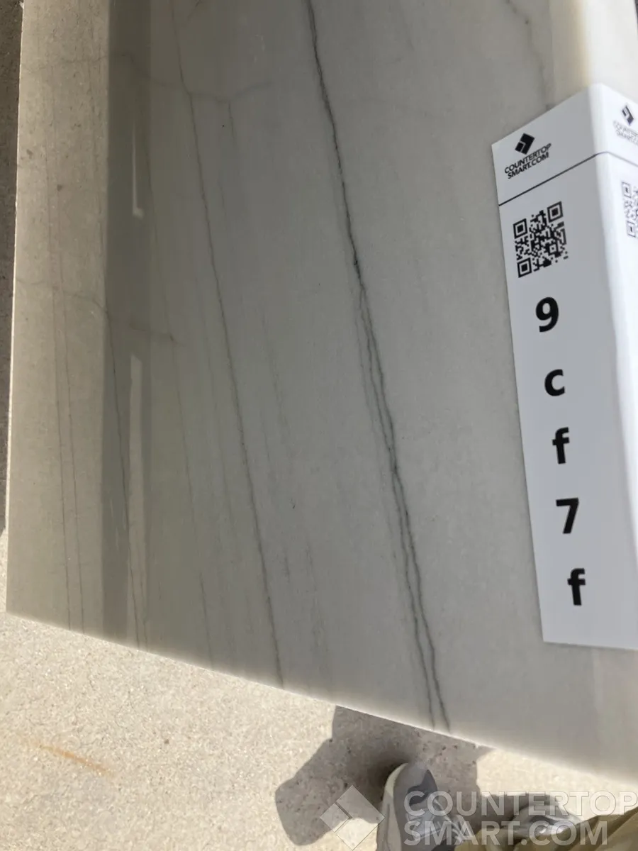 Full image of Calacatta Macaubas Quartzite countertop slab