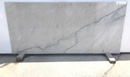 Full image of Marine Blue Quartzite countertop slab