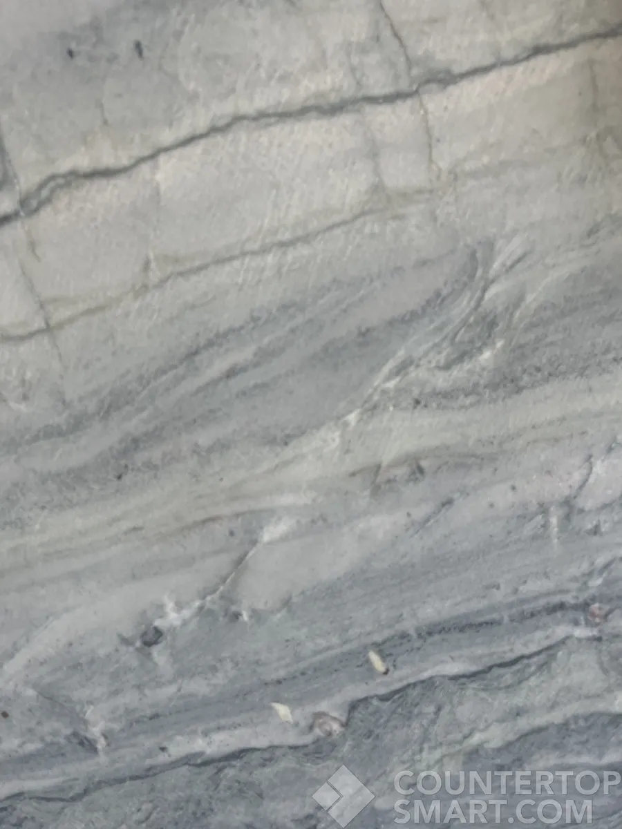 Closeup image of Leblon Premium Cream Quartzite countertop slab