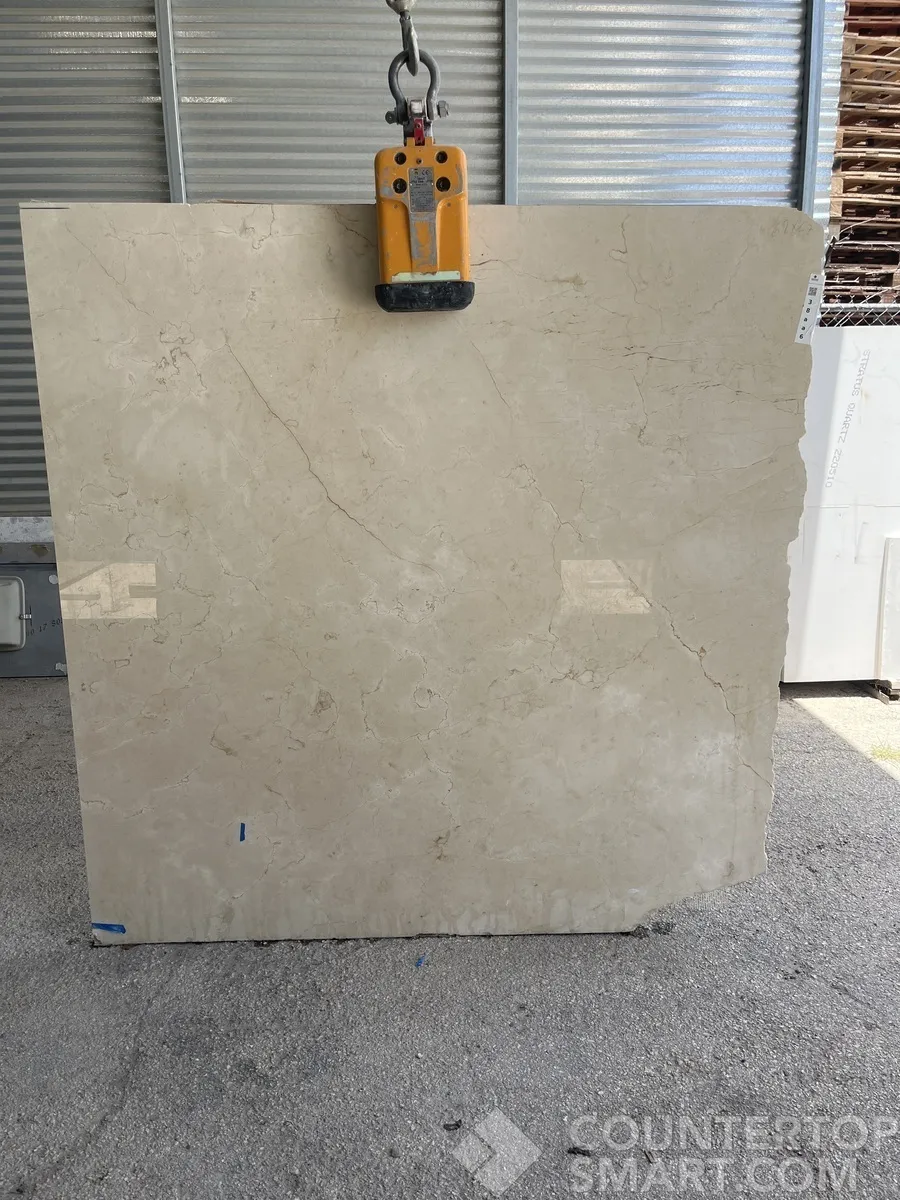 Full image of Crema Marfil Marble countertop slab