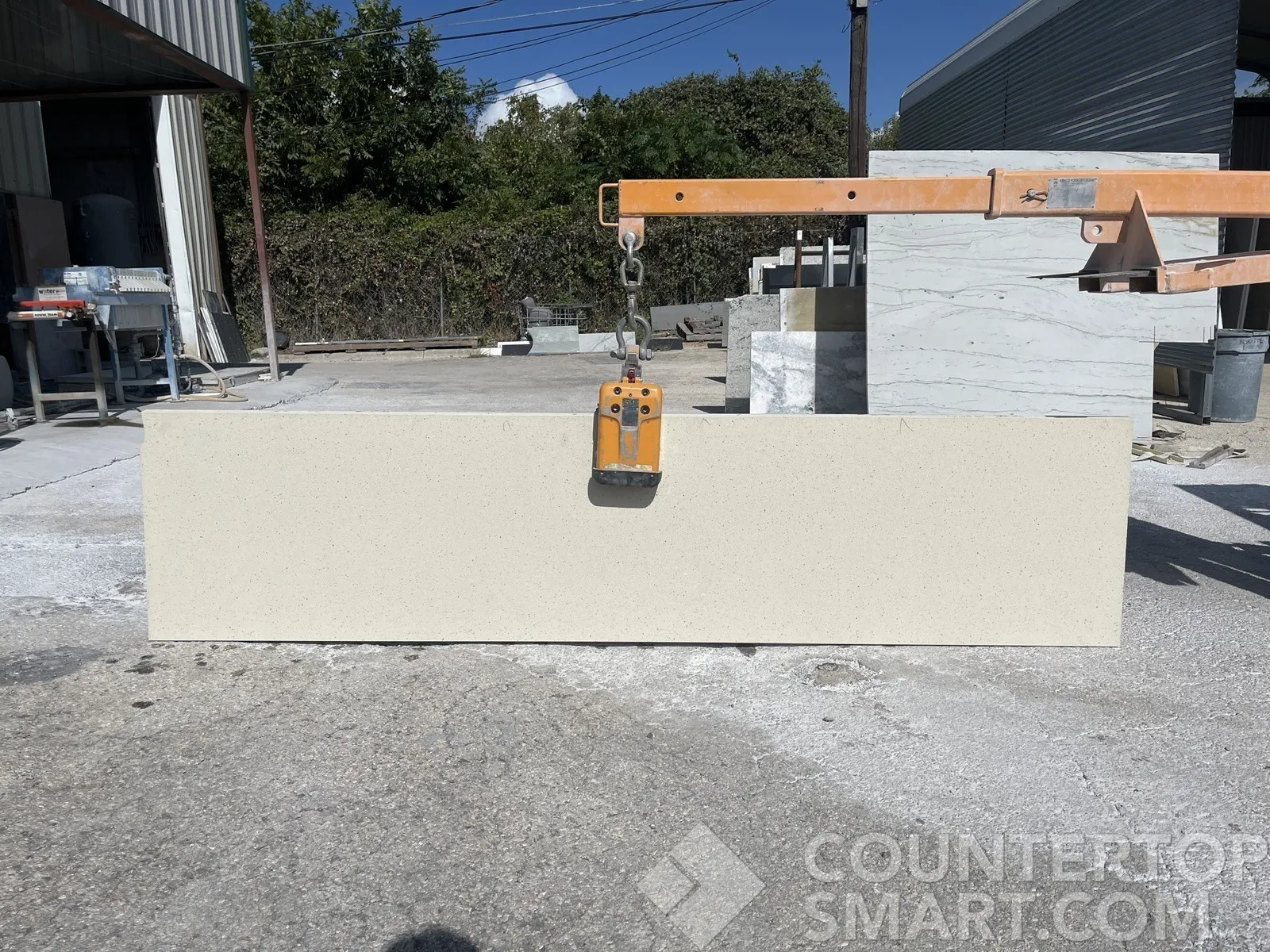 Full image of Vicostone Crystal Reef Quartz countertop slab