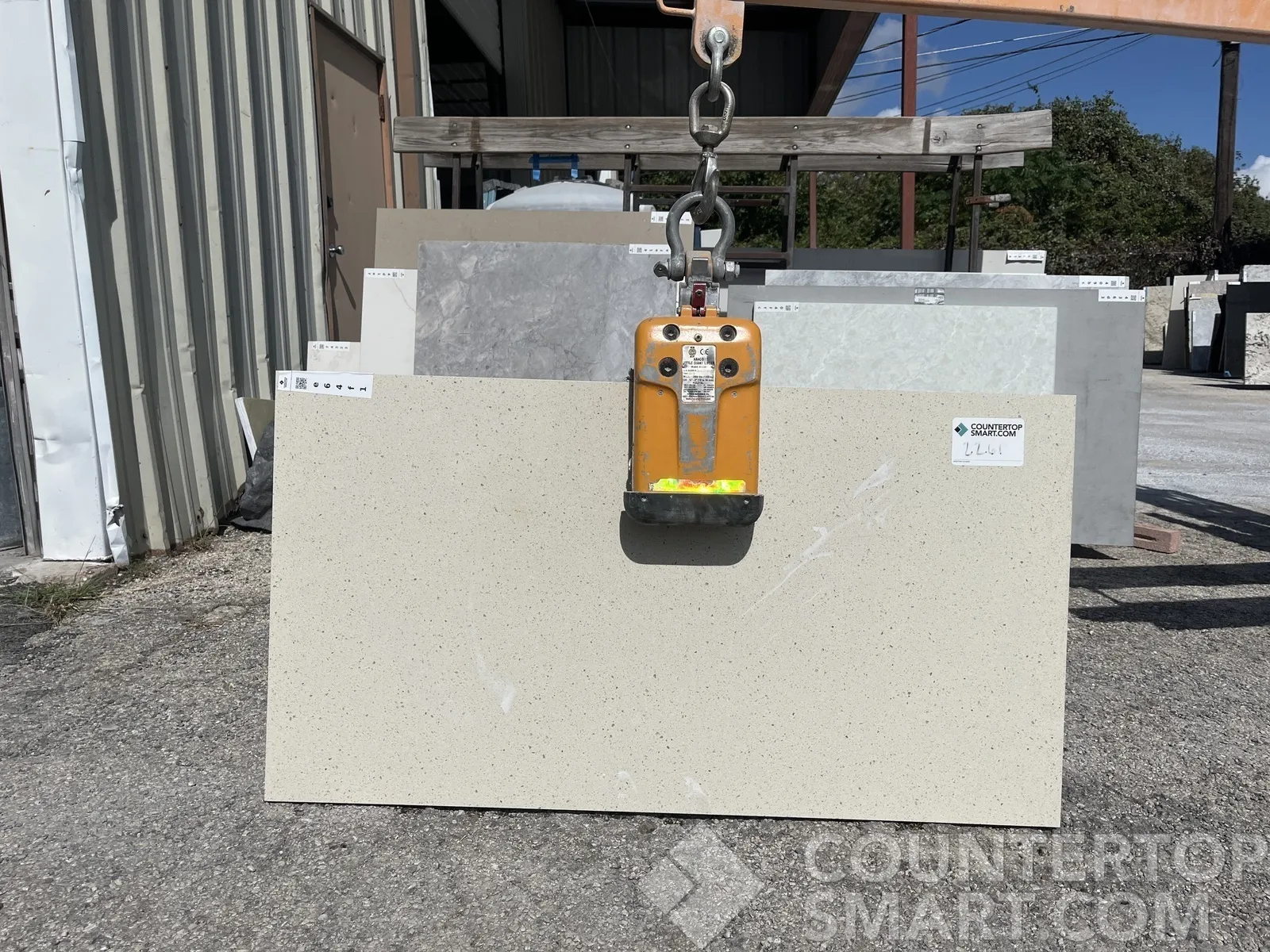 Full image of Vicostone Crystal Reef Quartz countertop slab