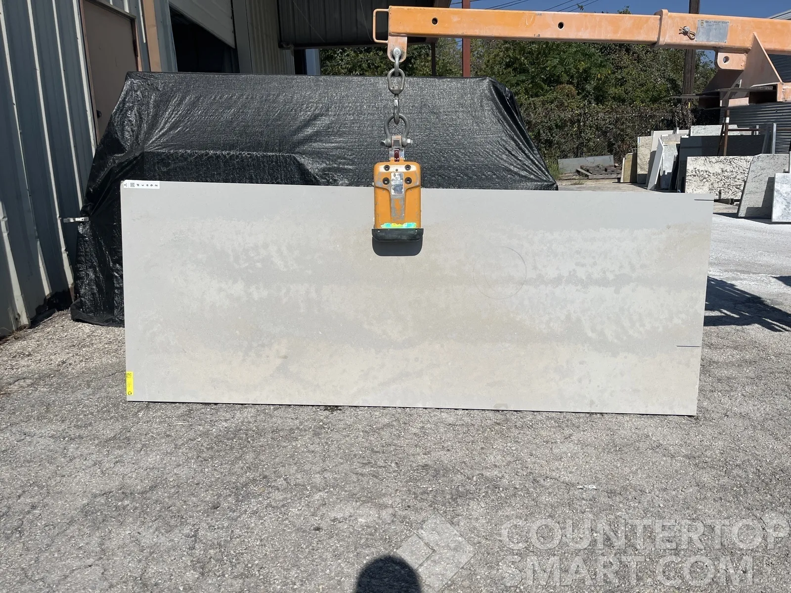 Full image of Caesarstone Primordia Quartz countertop slab