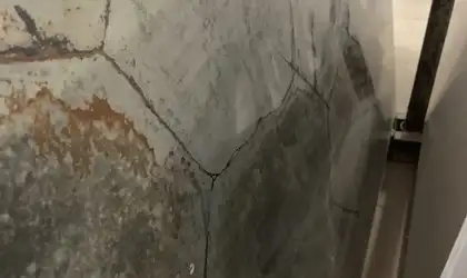 Closeup image of Brazillian Carrara Marble countertop slab