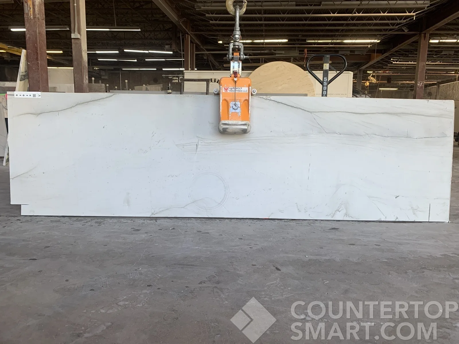 Full image of Mont Blanc Quartzite countertop slab