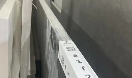 Full image of Absolute Black Granite countertop slab