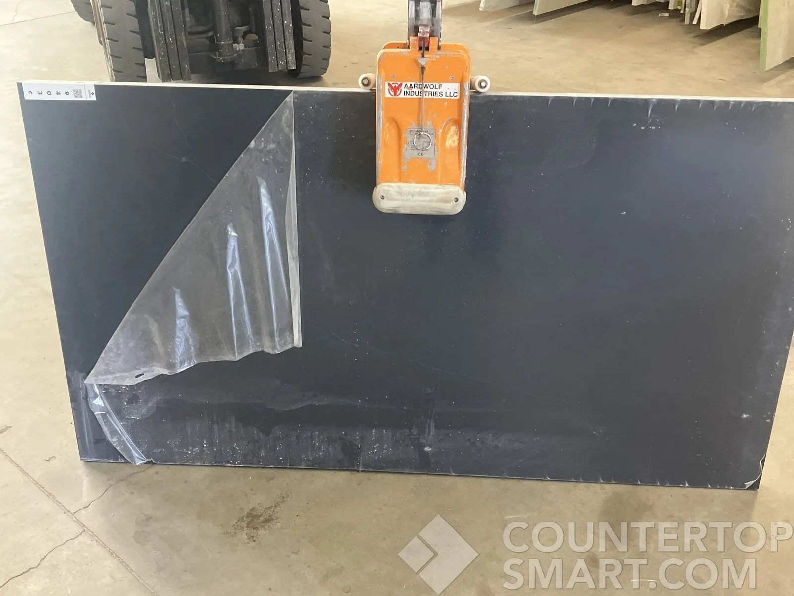 Full image of Q Quartz Soapstone Metropolis Grey Quartz countertop slab